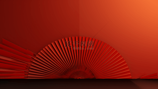中国风传统古典扇面纹理背景11