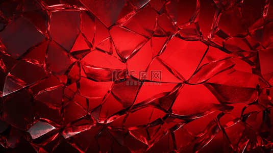 破碎玻璃背景图片_红色破碎玻璃纹理背景4