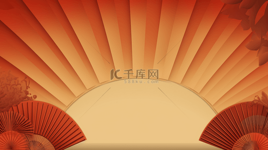 中国风传统古典扇面纹理背景16