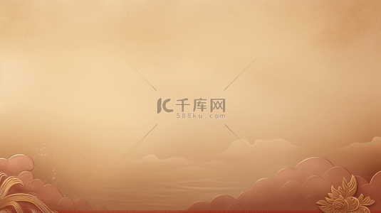 中国复古背景图片_复古红金色新年中秋喜庆背景8