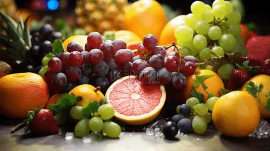 美味的水果背景图片_秋季丰收的水果图片3