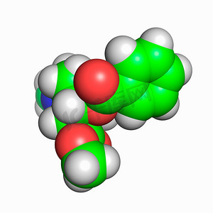 药物分子摄影照片_可卡因分子