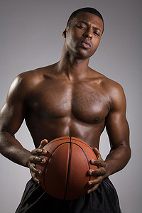 篮球运动员的肖像