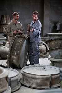 在陶器厂取陶工轮