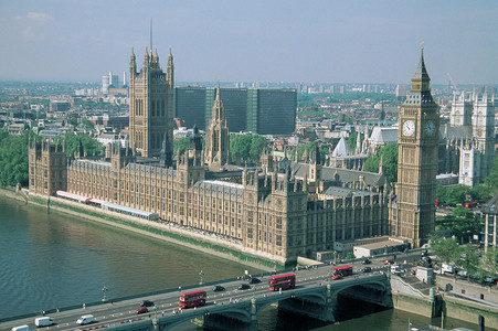 伦敦议会摄影照片_英国伦敦议会大厦