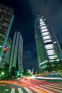 东京视频摄影照片_城市交通的时间推移观