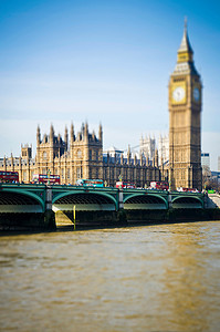 伦敦议会大厦和桥梁