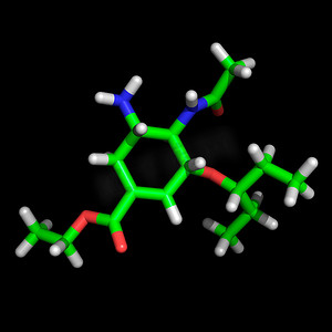 抗流感药物分子