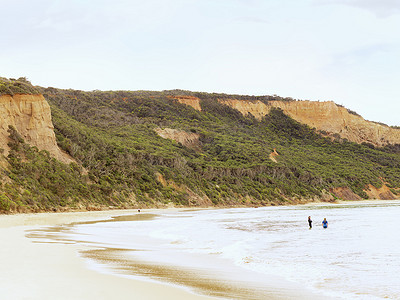 澳大利亚安格尔西亚角亚的斯亚贝巴国家公园的海景和海滩