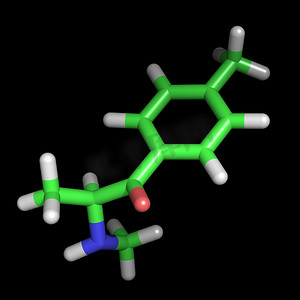 药物分子摄影照片_甲氧麻黄酮分子