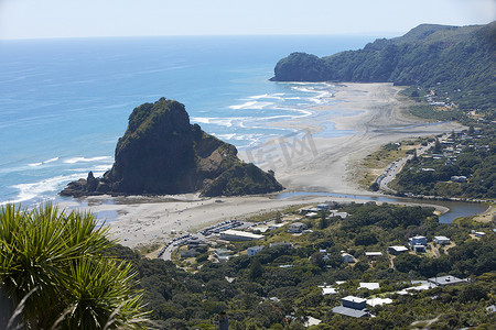 新西兰奥克兰海滩和海岸景观