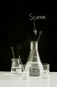 科学烧杯和烧瓶