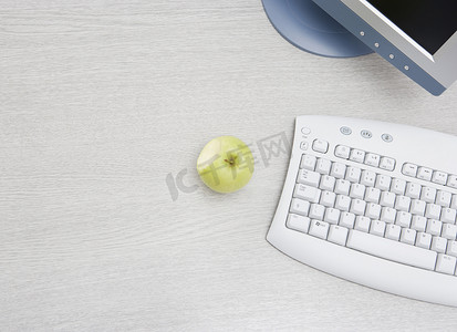 台式电脑上的苹果