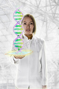 染色体摄影照片_拥有全息基因组的女科学家