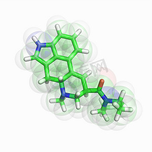 透明纯色摄影照片_分子