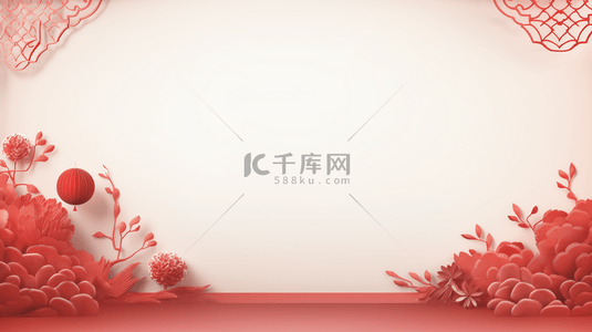 喜庆红色纹理背景图片_红色中国风春节喜庆简约纹理背景2