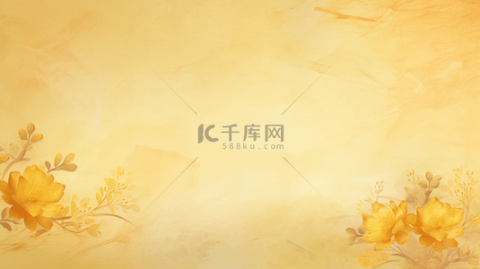 金色中国风梅花古典美纹理背景22