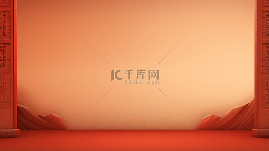 红色中国风春节喜庆简约纹理背景22