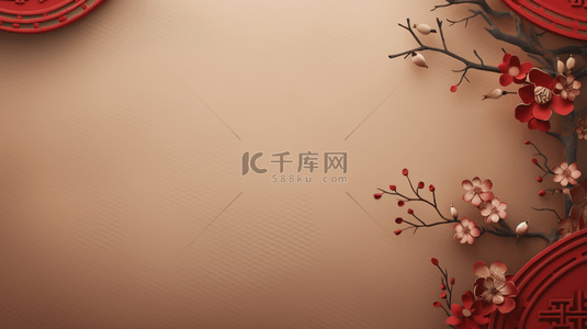 喜庆红色纹理背景图片_红色中国风春节喜庆简约纹理背景15