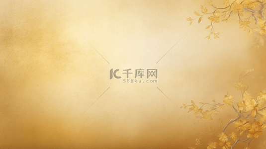 金色中国风梅花古典美纹理背景15