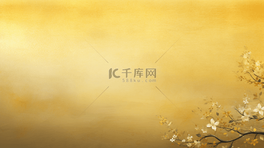 金色中国风梅花古典美纹理背景14