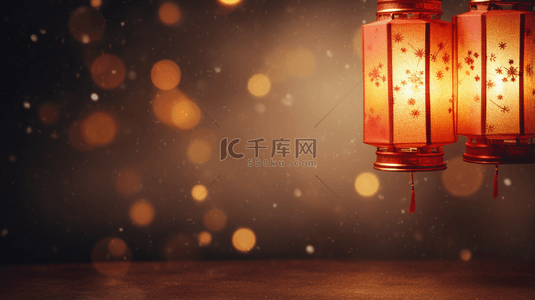 简约古典中国风庆祝新年电商背景12