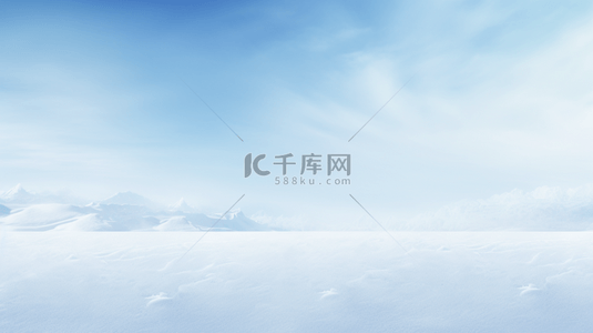 冰雪背景背景图片_简约冬季冰雪冰原边界天际背景17