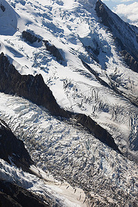 高级山水摄影照片_勃朗峰冰川夏蒙尼高级萨沃伊法国