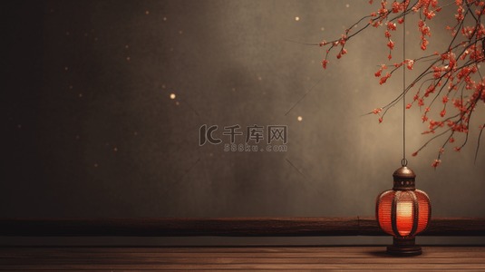 中国风传统古典喜庆吉祥灯笼背景1
