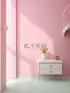 储物柜背景背景图片_粉红色墙储物柜家居背景6