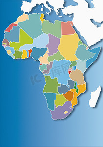 uk地图摄影照片_非洲地图