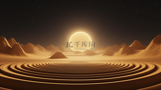 星球未来科技背景图片_月球三维探测背景