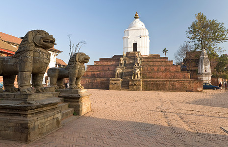 印度文化摄影照片_华丽的石雕和纪念碑