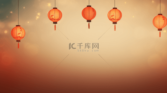 中国吉祥风背景图片_中国风传统古典喜庆吉祥灯笼背景9