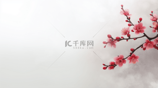 古典梅花背景背景图片_暖色系中国风传统古典简约背景17