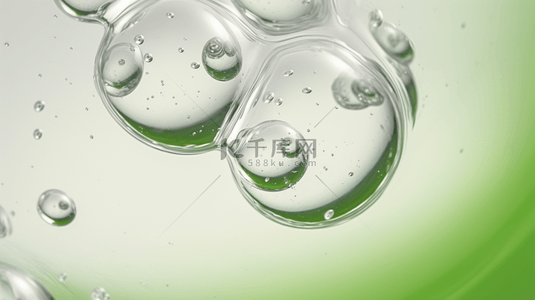浅绿色液体精华纹理质感背景15