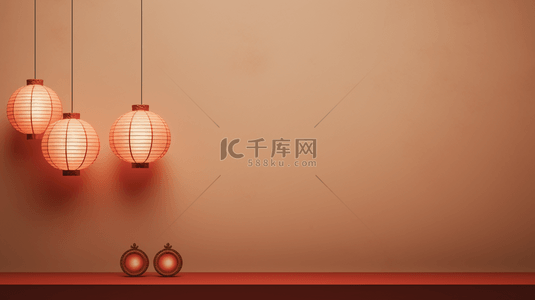 中国风传统古典喜庆吉祥灯笼背景12