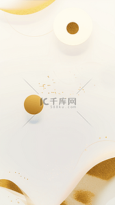 抽象月亮背景图片_金色箔金创意中秋节抽象中秋节背景13