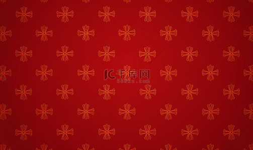 中式新年节日红色简约扁平春节底纹背景