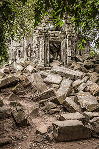 柬埔寨吴哥寺庙遗址