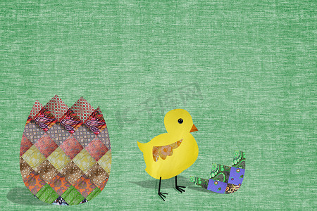 复活节小鸡和彩蛋