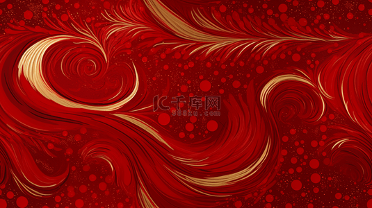 底纹花纹中国风背景图片_红金新年花纹中国风传统花纹