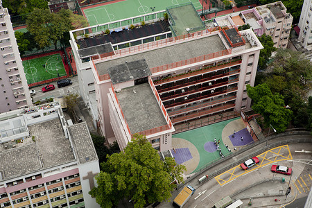 中国香港旅游摄影照片_从香港摩天大楼俯瞰风景中国