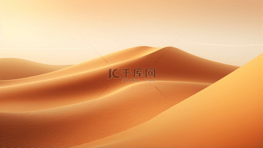 沙漠创意背景背景图片_金色现代感沙漠简约创意背景23