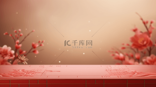红色喜庆中国风古典背景12