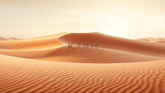大漠风沙背景图片_金色现代感沙漠简约创意背景8