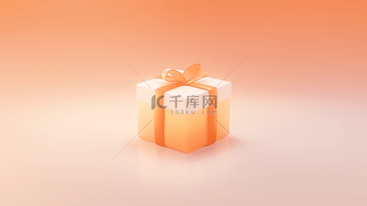 黄色现代感时尚创意礼盒背景23