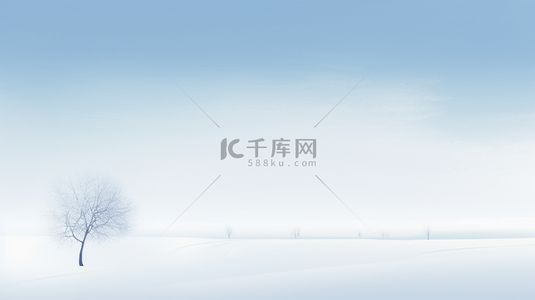 蓝色现代感冰天雪地简约创意背景9