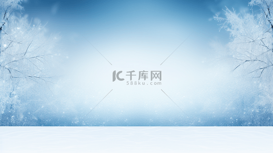 冰雪背景背景图片_蓝色现代感冰天雪地简约创意背景14