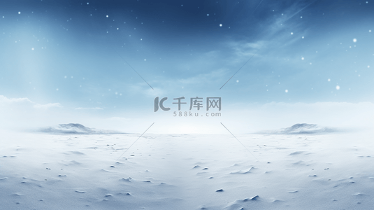 蓝色科技感冰天雪地创意背景15